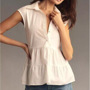 NWT Hutch Henley Babydoll Tunic Top sz M S Anthropologie